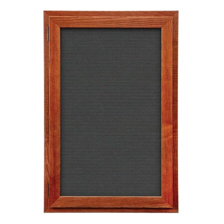 United Visual Products Indoor Enclosed Combo Board, 72"x36", Bronze Frame/Grey & Forbo UVCB7236BZ-GREY-FORBO